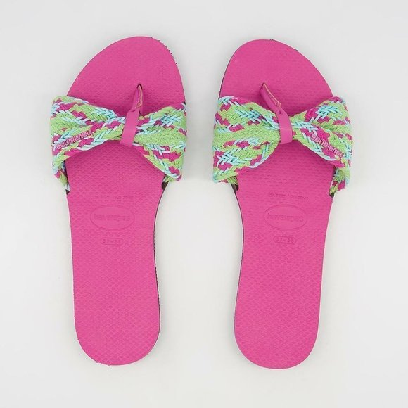 🆕️ NEW Havaianas You St. Tropez Mesh Sandal, Size 7, 8, 9, 10, 11, 12 Pink Flux - Picture 11 of 13